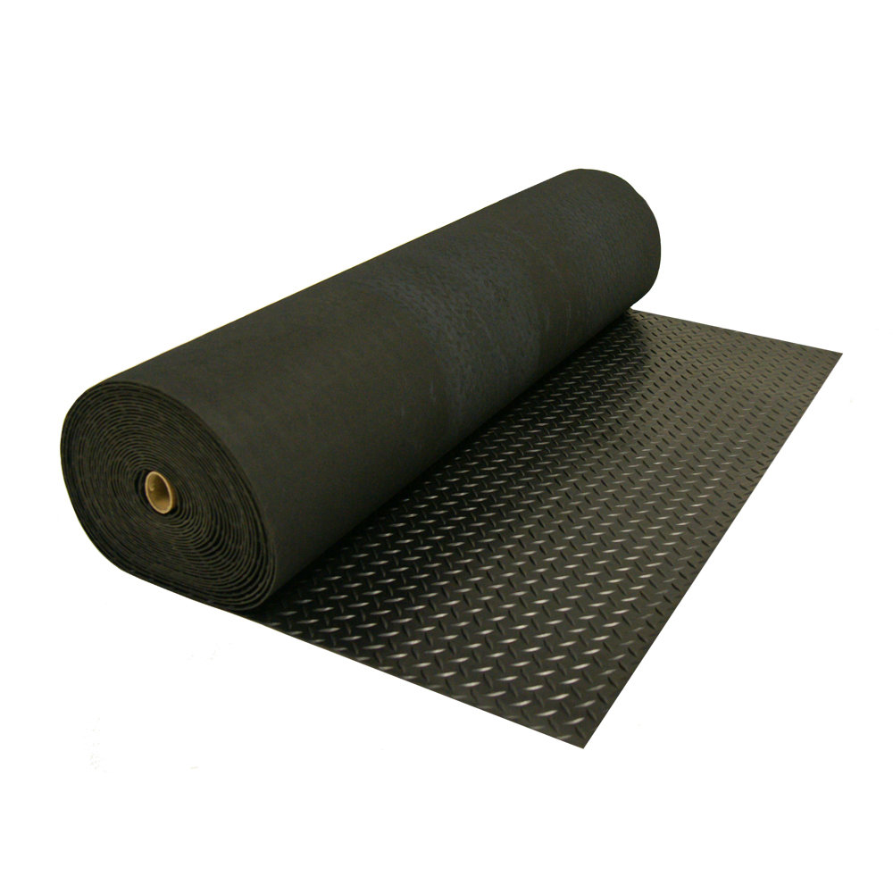RubberCal, Inc. Rouleau de plancher de garage Diamond et Commentaires