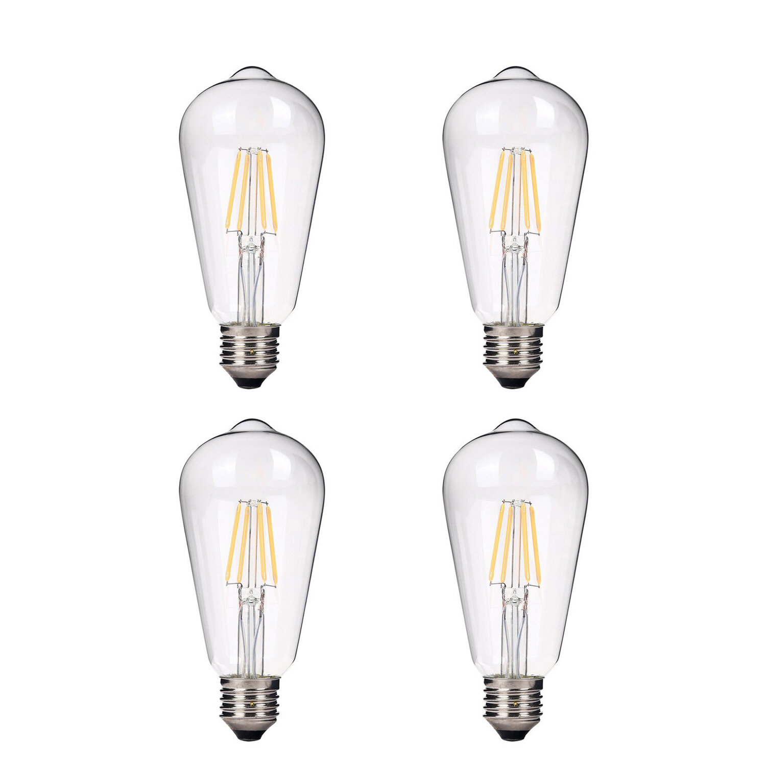 Leugen Faeröer hardware emark 4 Watt (40 Watt Equivalent), ST64 LED, Dimmable Light Bulb, Warm  White (2700K) E26/Meduim (Standard) Base & Reviews | Wayfair