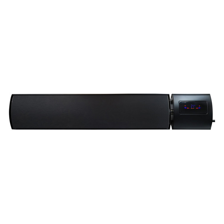 Mirrorstone 2400W Helios Wi-Fi Remote Controllable Infrared Bar Heater  Black | Wayfair.ie