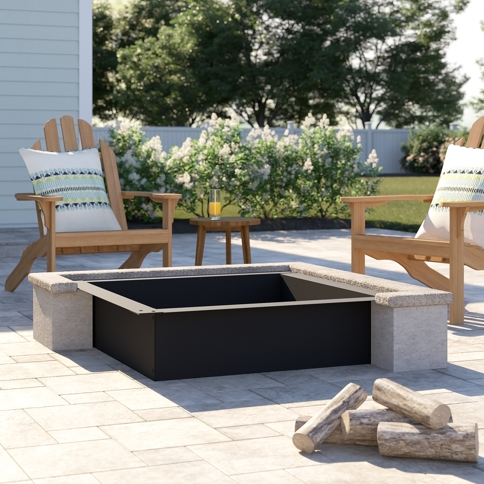 Arlmont & Co. Houser Fire Pit Liner & Reviews Wayfair