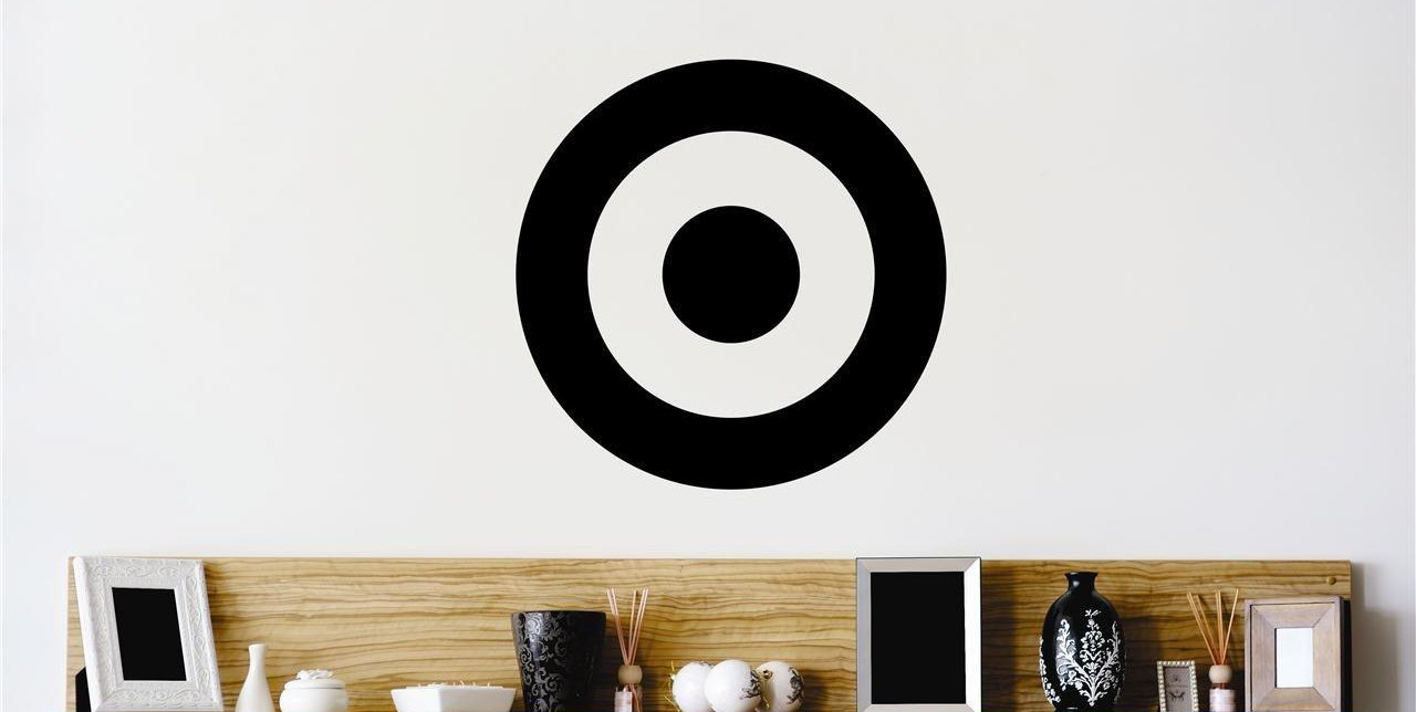 Design With Vinyl Bullseye Target Wall Decal Wayfair