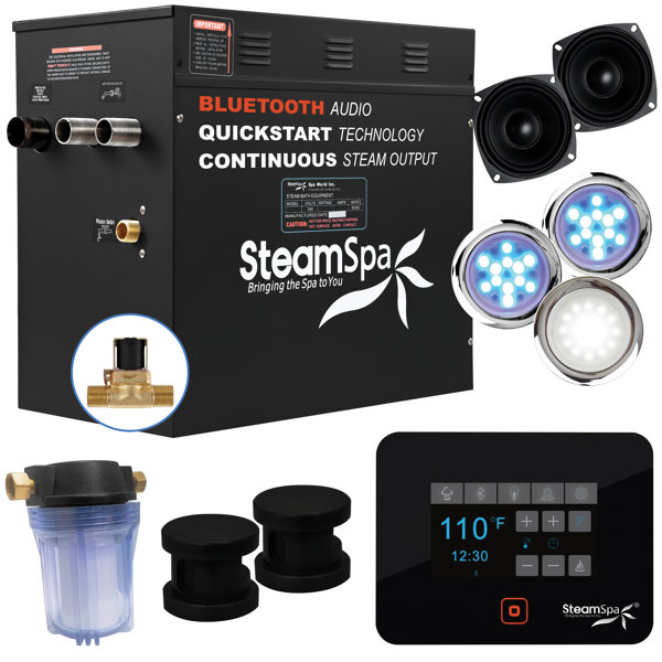 Steam Spa Quickstart Steam Bath 10.5 kW Generator Package | Wayfair