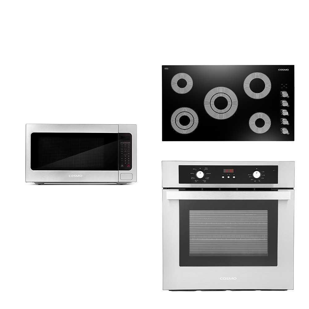 electric stove with built in air fryer