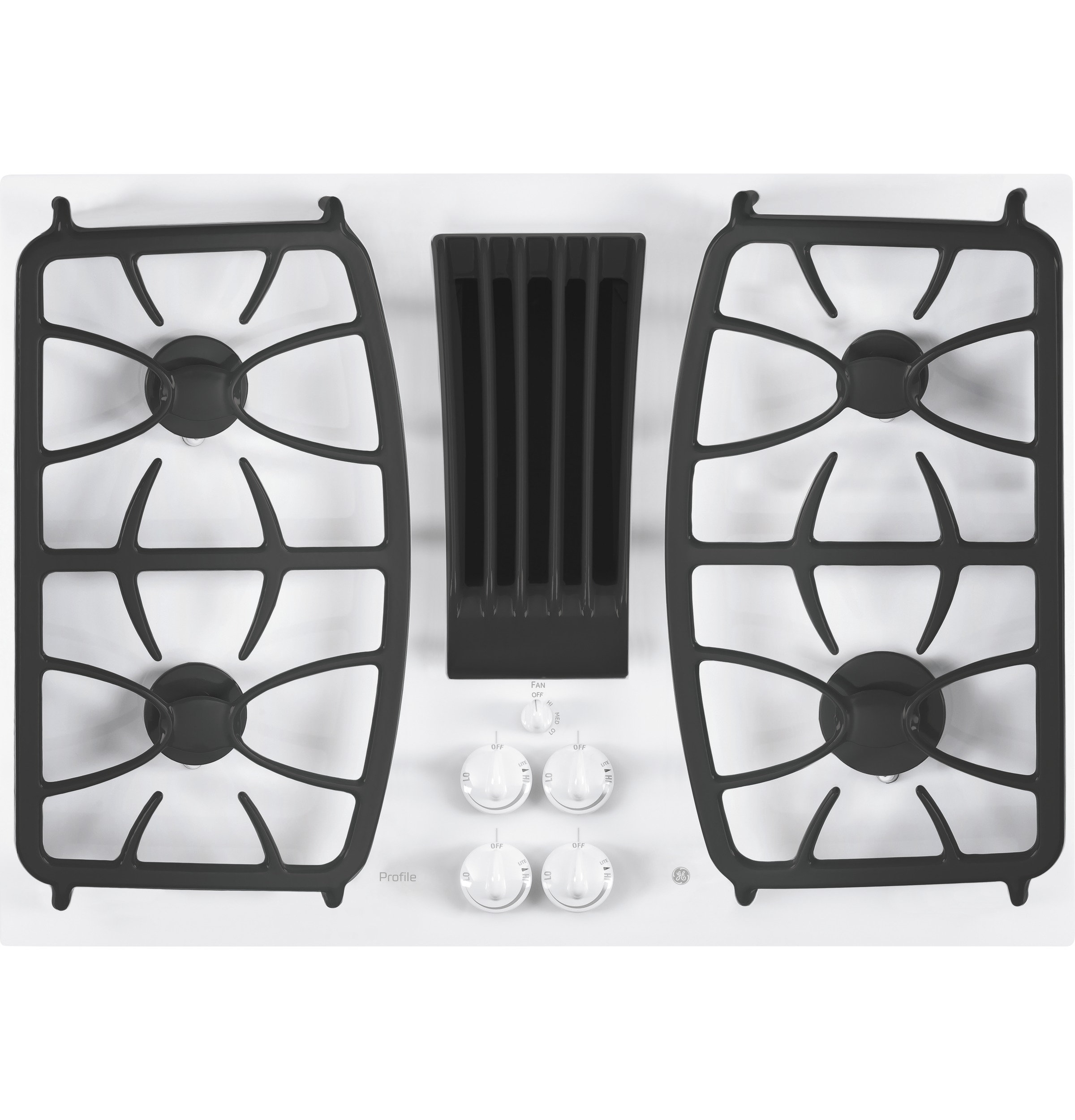 ge cooktop with downdraft vent