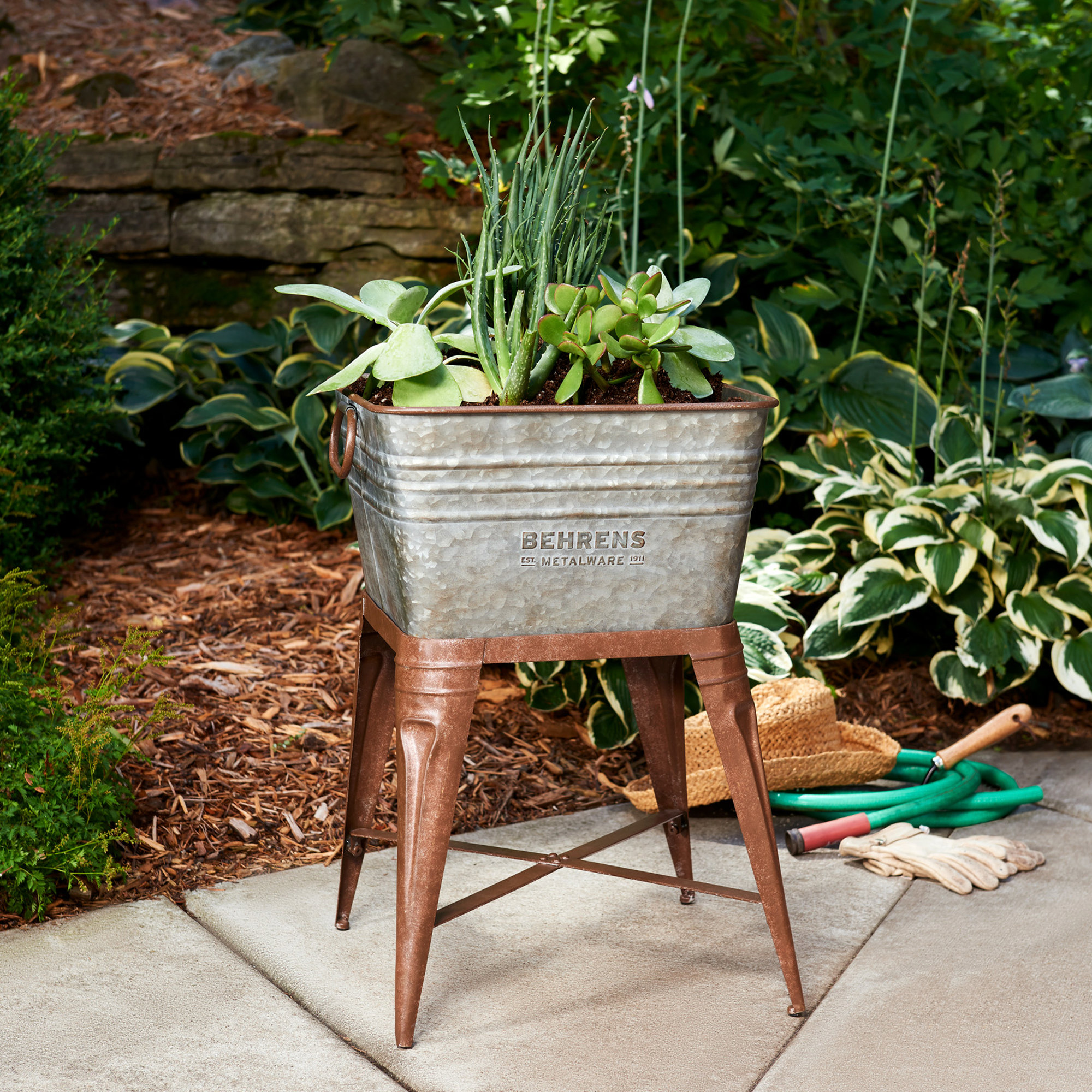 Behrens Square Beverage Tub & Reviews Wayfair