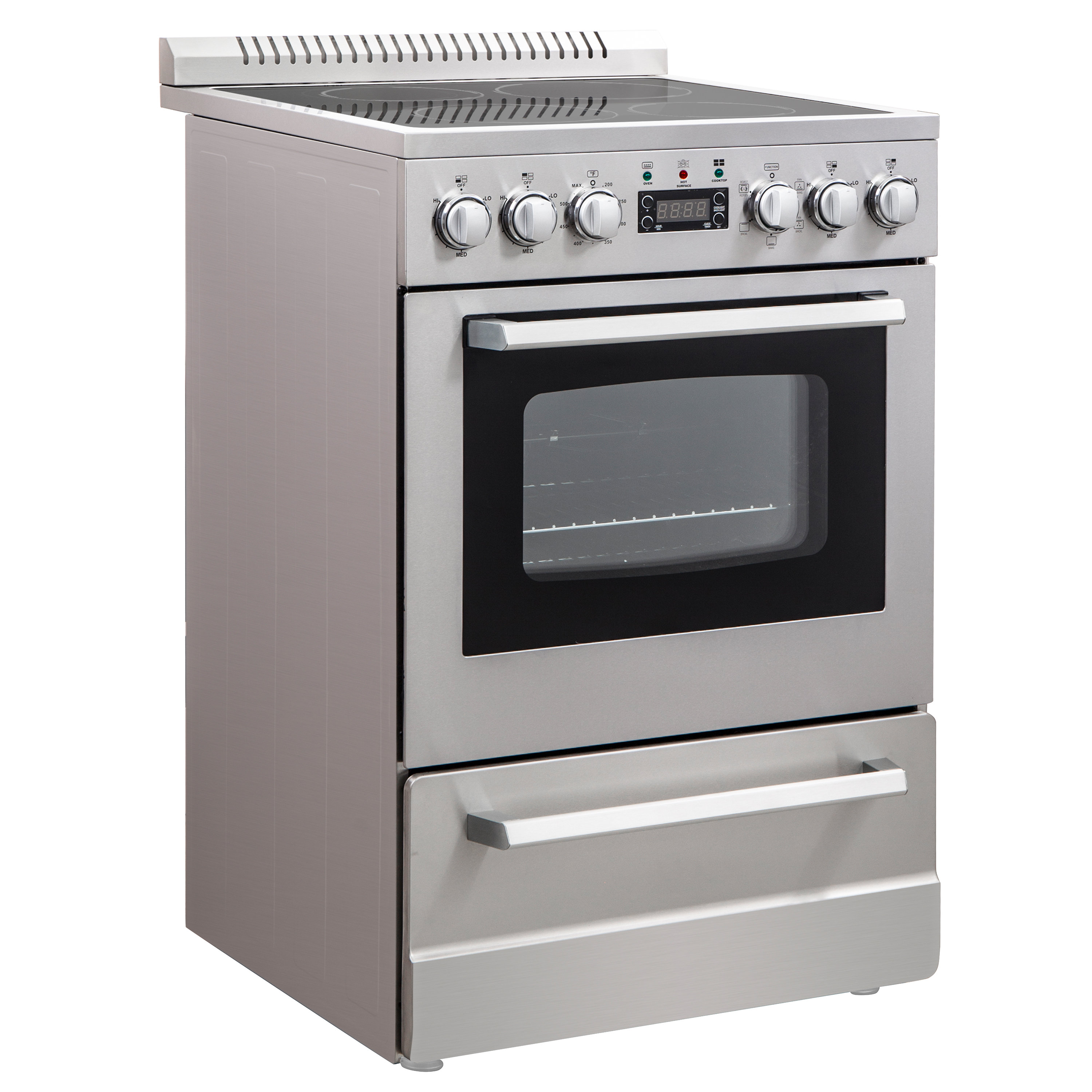 Avanti ELITE Series 24" Electric Range Oven, In Stainless Steel