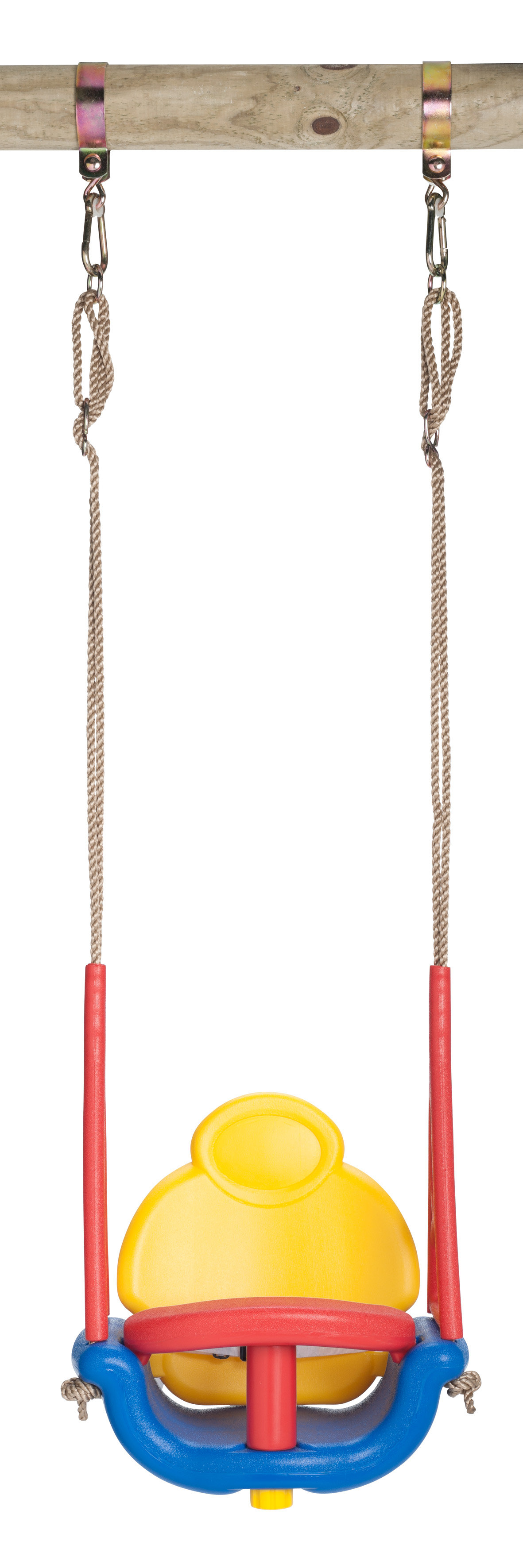 Swingking Plastic Blue/Yellow Bucket Swing with Chains Wayfair.co.uk