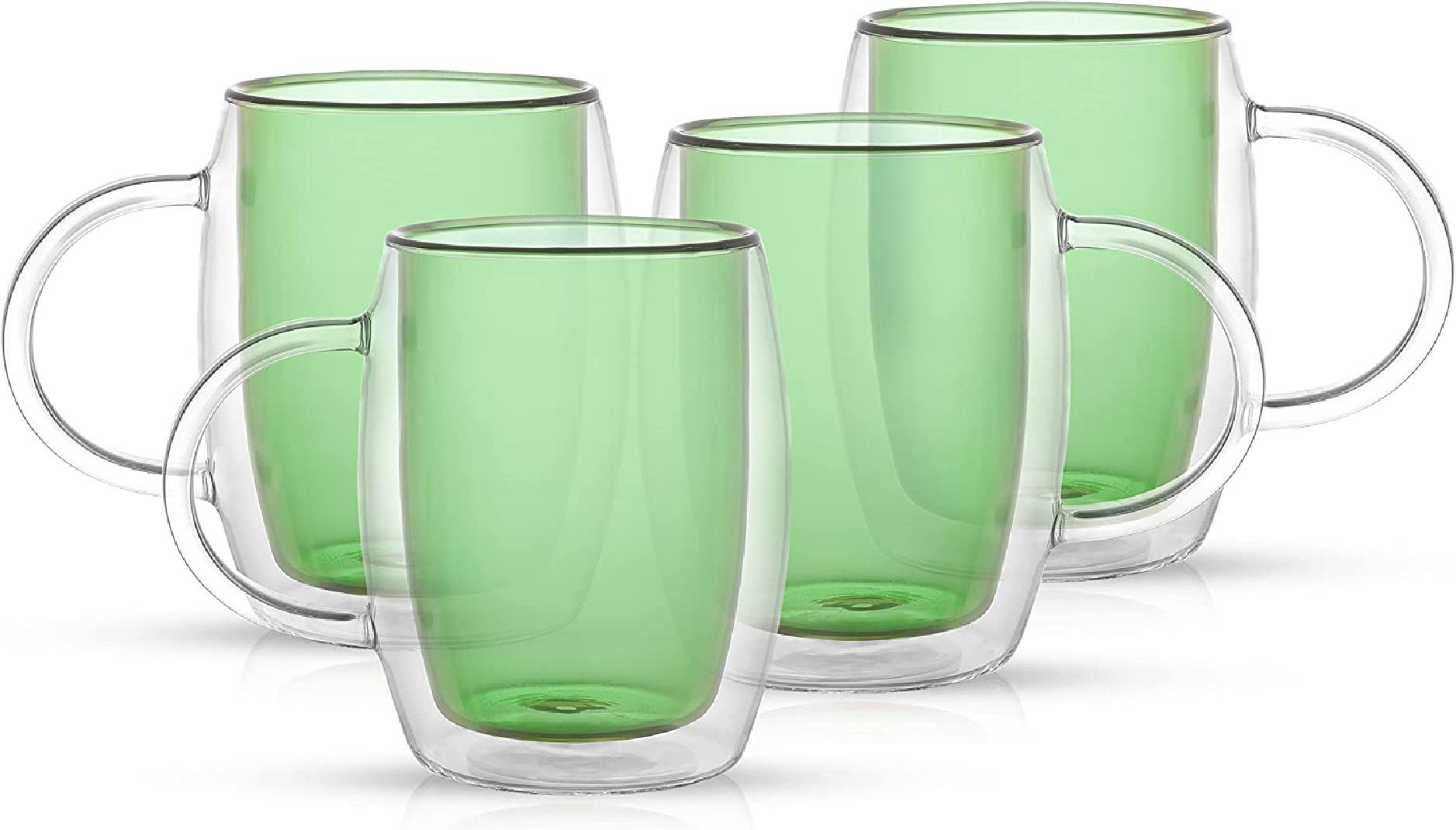 Fina Lieve Double Wall Glasses Insulated Mugs Double Walled Glass Cups