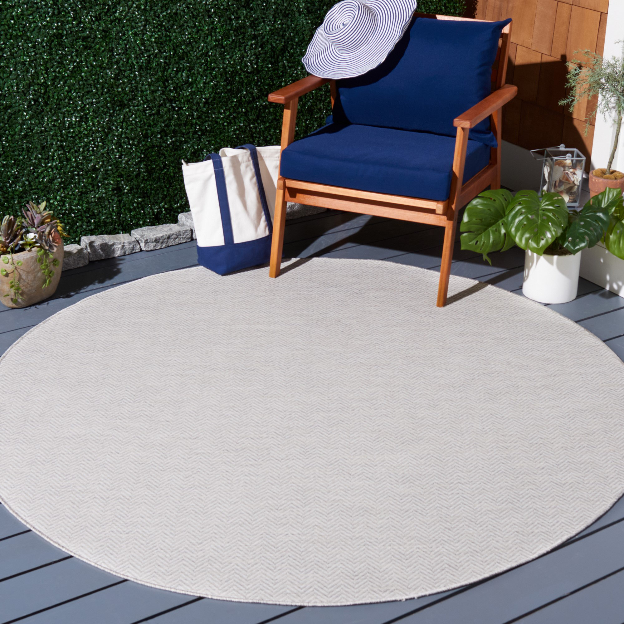 Lark Manor Hypatos Ivory Indoor/Outdoor Rug & Reviews | Wayfair
