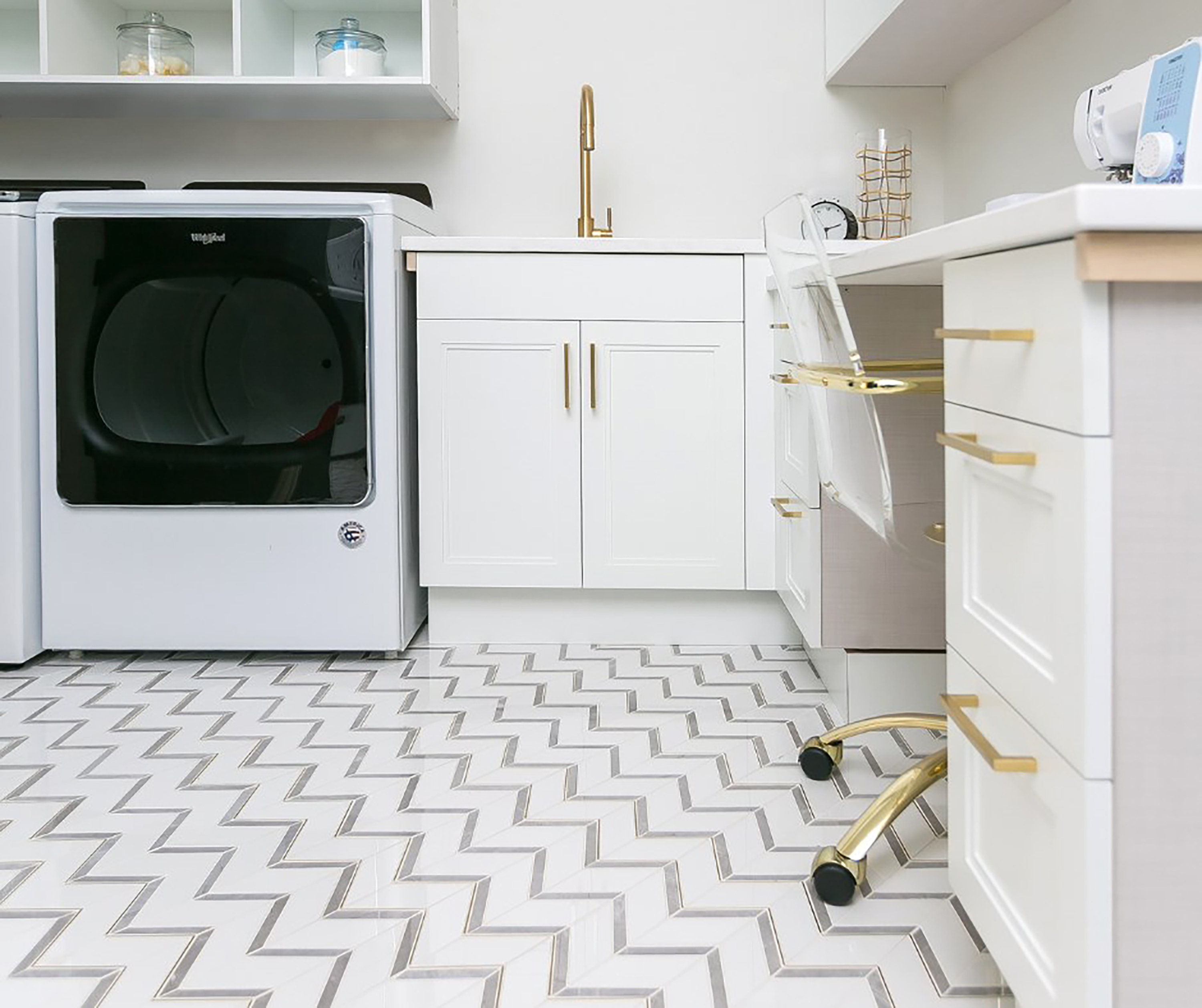 Maricera Chevron 11.8"x11.8" Herringbone Gray Porcelain Wall & Floor