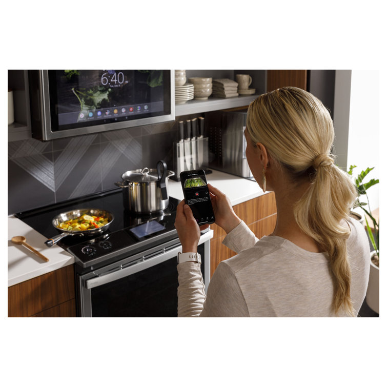 small slide in electric range