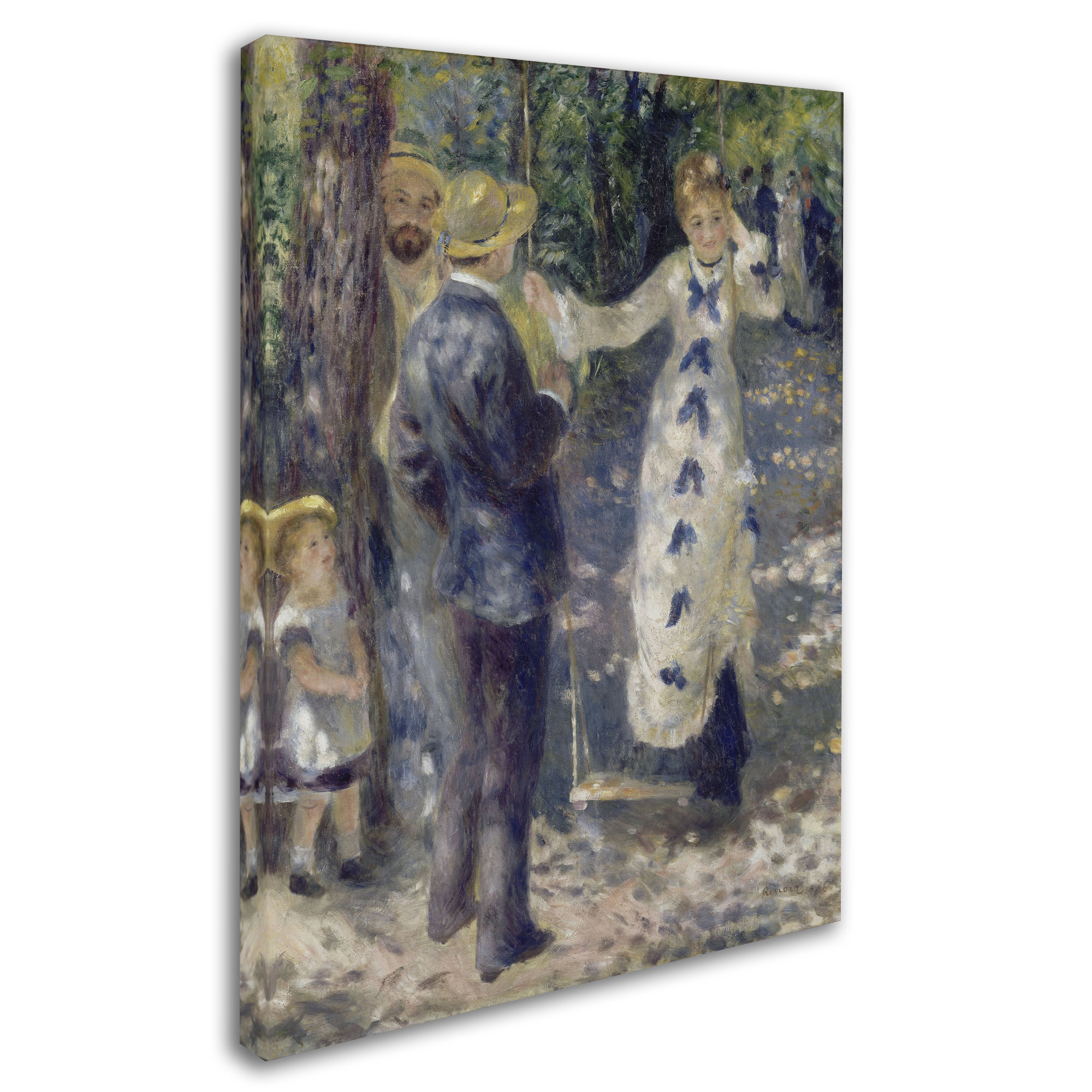 Vault W Artwork The Swing by Pierre-Auguste Renoir - Wrapped Canvas ...