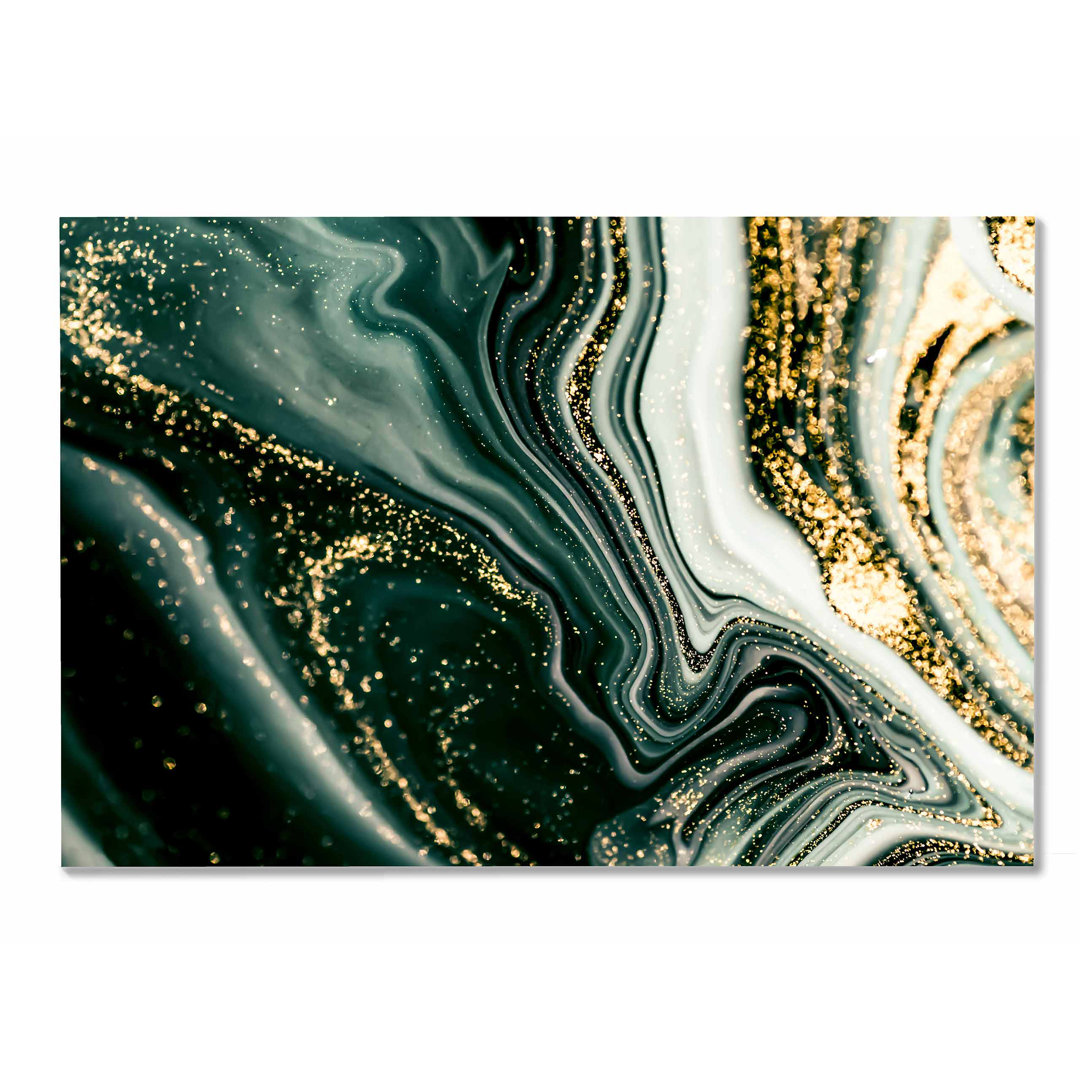 Canora Grey Metallbild Kunst Modern