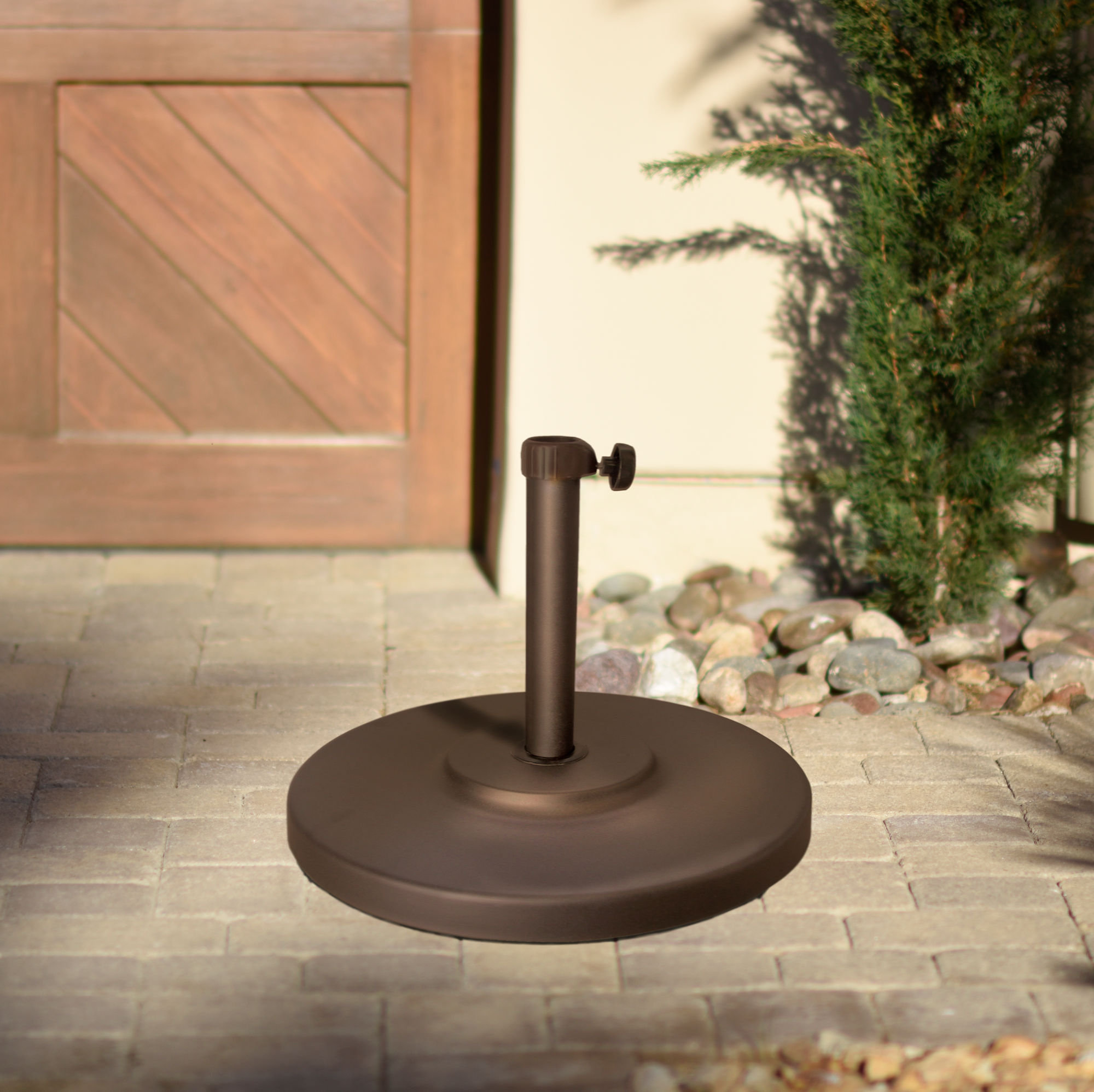 Arlmont & Co. Harmonee Metal Free Standing Umbrella Base & Reviews