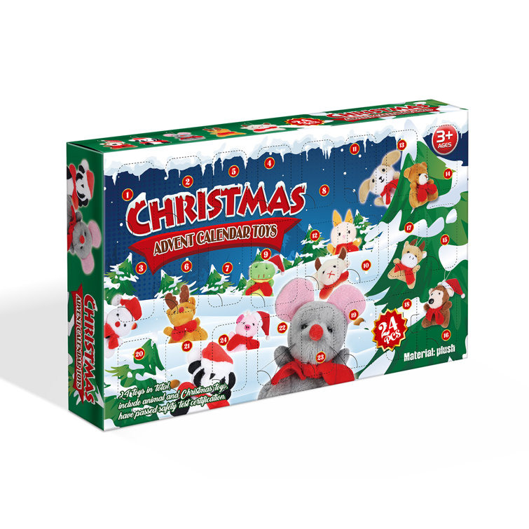 The Holiday Aisle® Toyvian 24Pcs Christmas Advent Calendar Countdown Toys  Christmas Mini Hanging Ornaments For Kids Gift | Wayfair