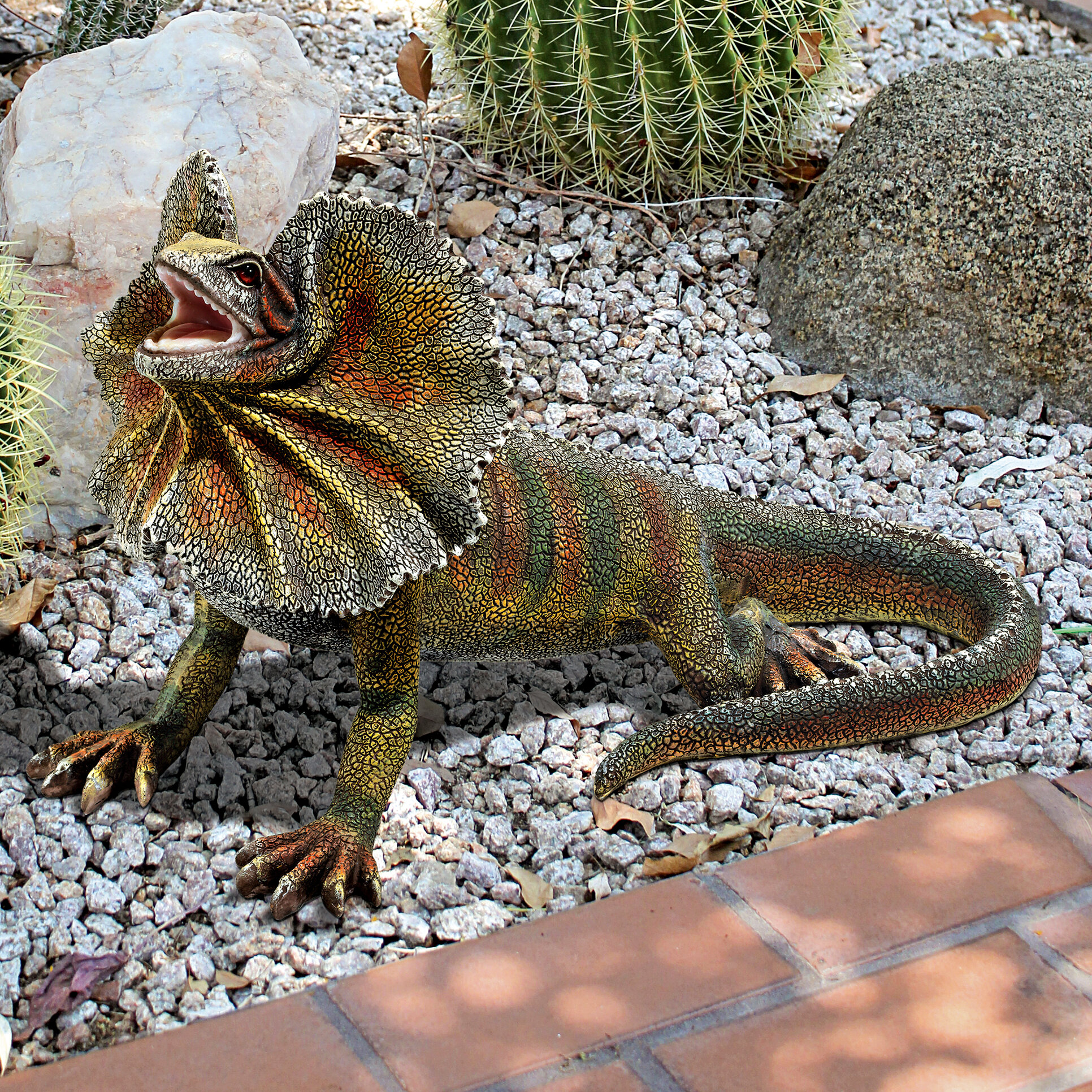 Details about   Iguana Dragon Figure 13" Lizard Sculpture Hand Crafted Painted Driftwood Vtg Nos 