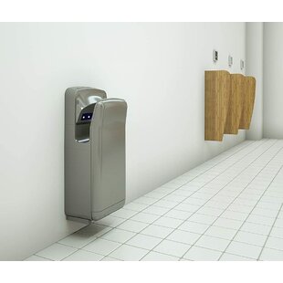 CONSTRUCTOR Automatic High Speed Commercial 1900W Durable Hand Dryer with Infrared Sensor Silver 