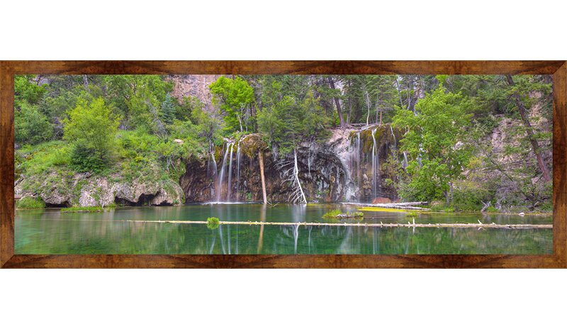 Hanging Lake Pano I - Picture Frame Photograph on Canvas