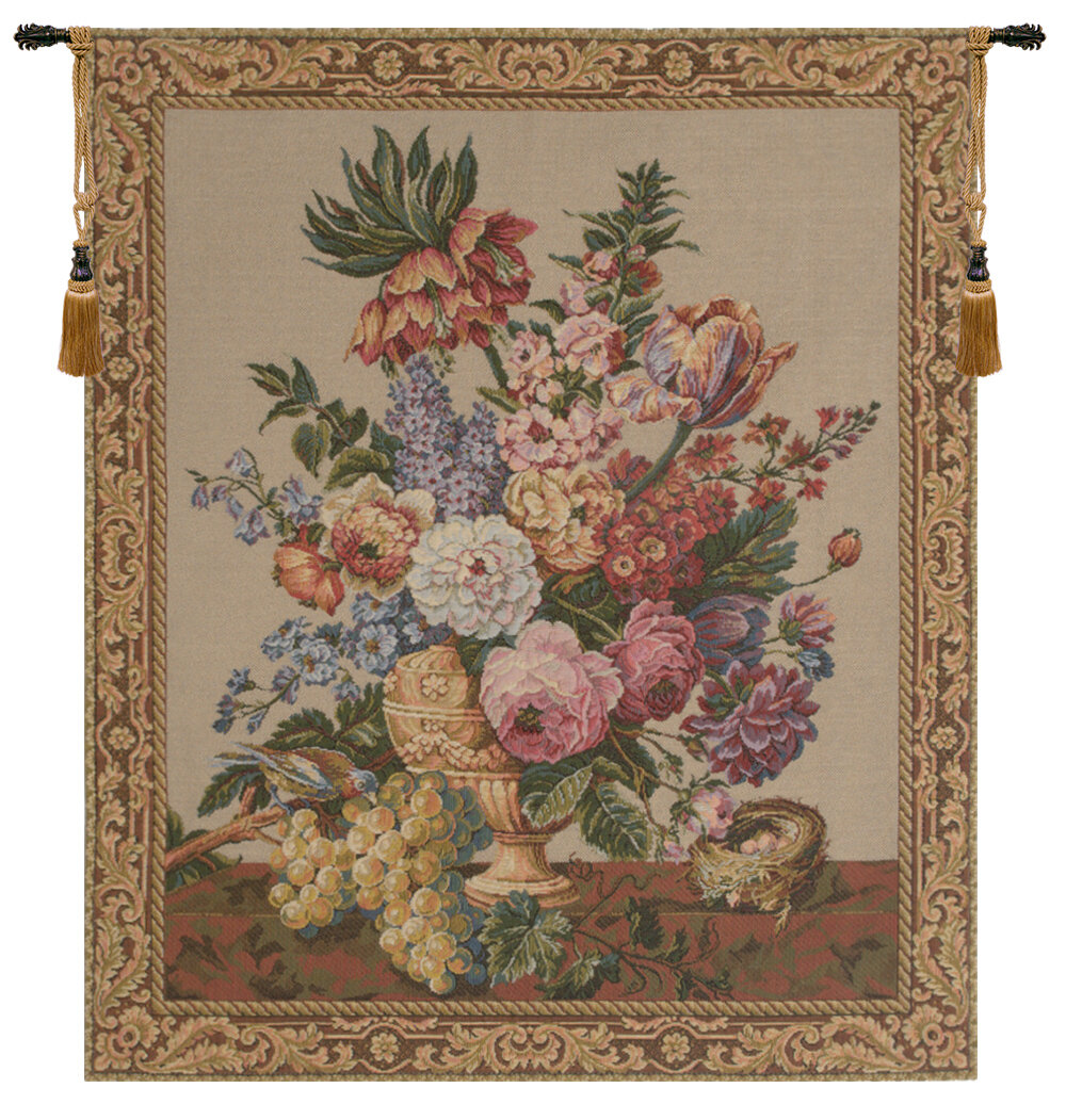 Vieux Brussels Right Side Belgian Tapestry Wall Hanging 