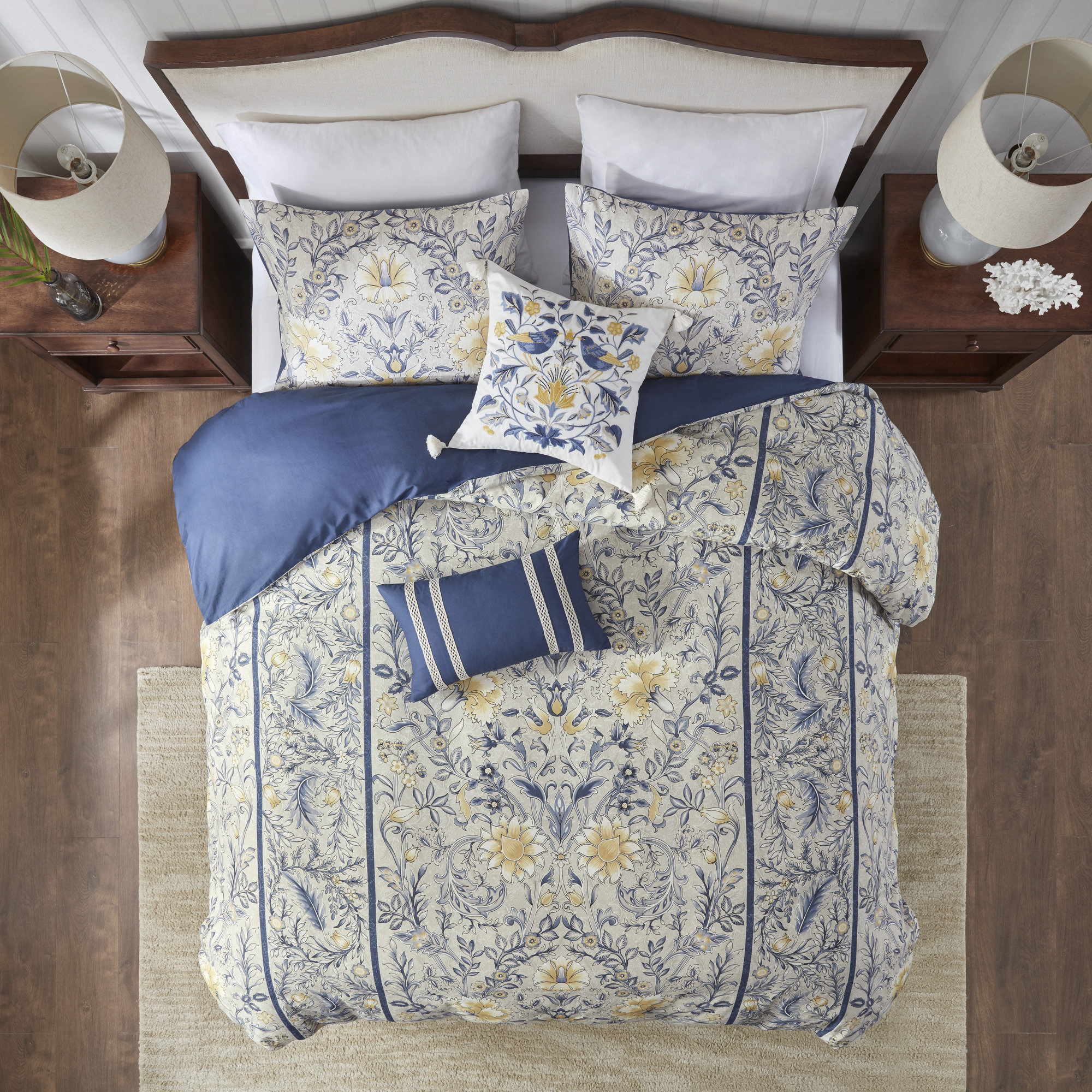 Harbor House Livia 100 Cotton Percale Comforter Set & Reviews Wayfair