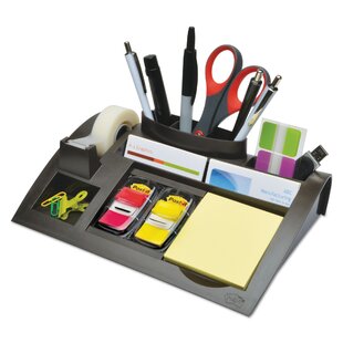 HGmart 2 Pack Memo Pad Holder Desktop Card Cube Organizer Sticky Note Dispenser 