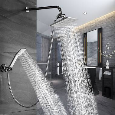 New 5 Setting Water Saving Multi-Function Bathroom Hand Held Shower Head Chrome 