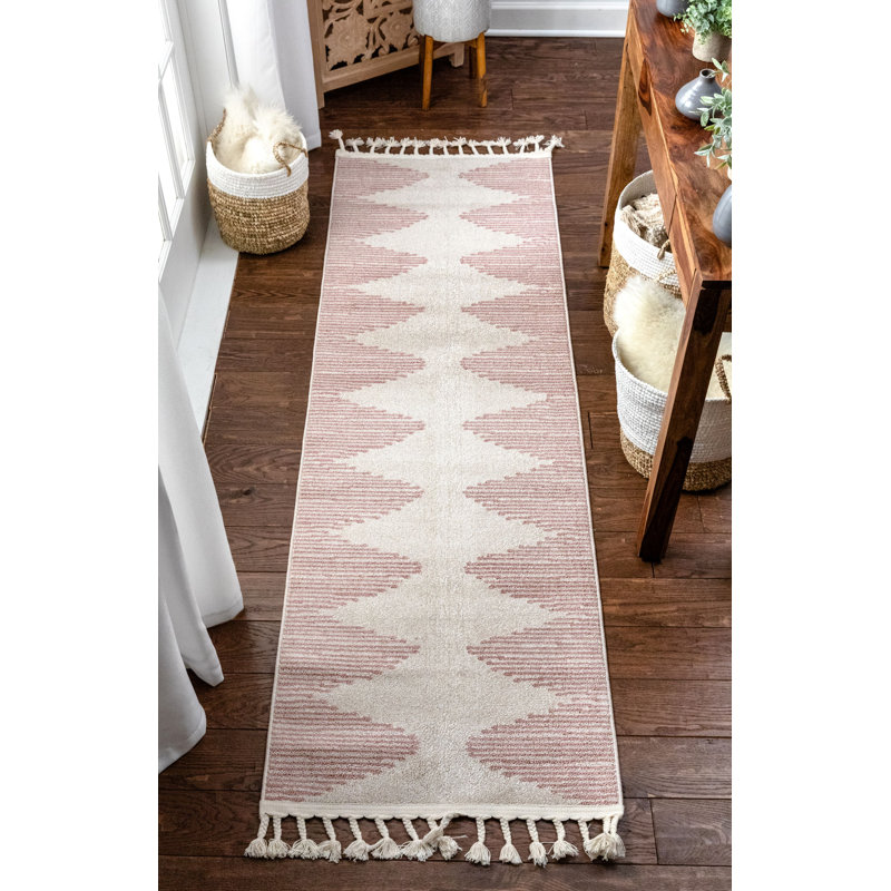 Well Woven Loop-De-Loop Zipped Blush/Ivory Rug & Reviews | Wayfair.co.uk