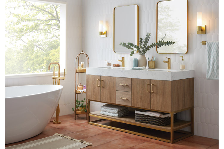 How to Create an Organic Modern Bathroom | Wayfair