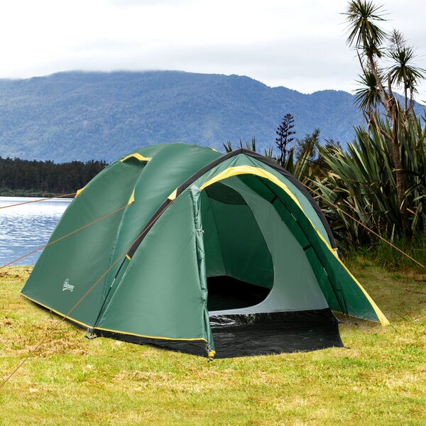 Large 3-4 Person Automatic PopUp Tent Festival Camping Fishing Camping Hiking 