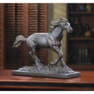 Stallion Horse ~ Copper Metal Finish ~ Trophy ~ Statue ~ Figurine 