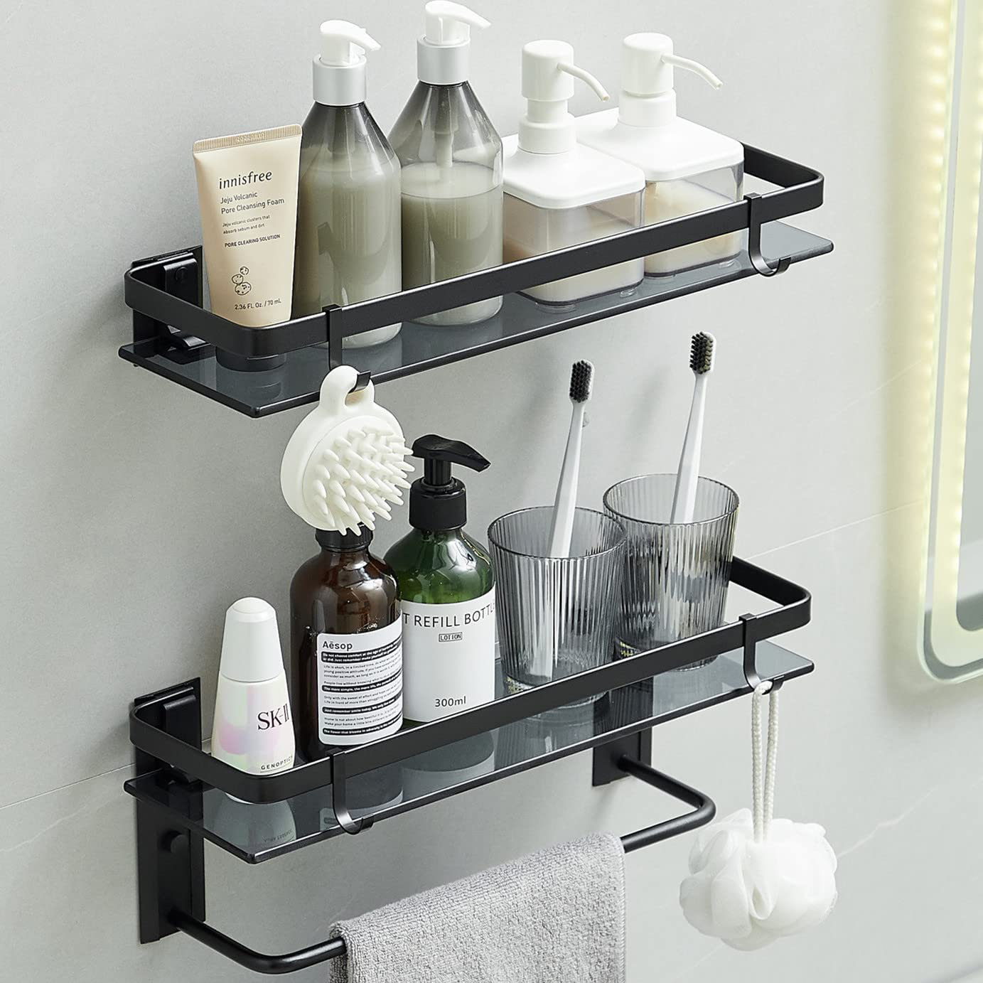 Rebrilliant Lineke Wall Shower Shelf Wayfair