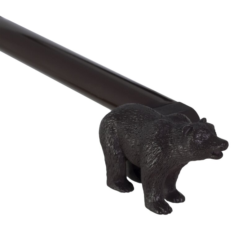 Loon Peak® Oren Bear Adjustable Drapery Single Curtain Rod & Reviews |  Wayfair
