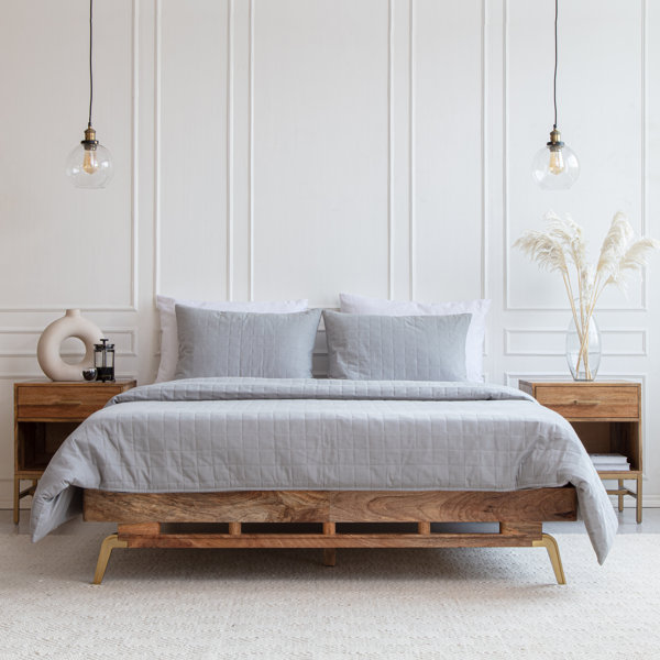 Fabian Solid Wood Bed