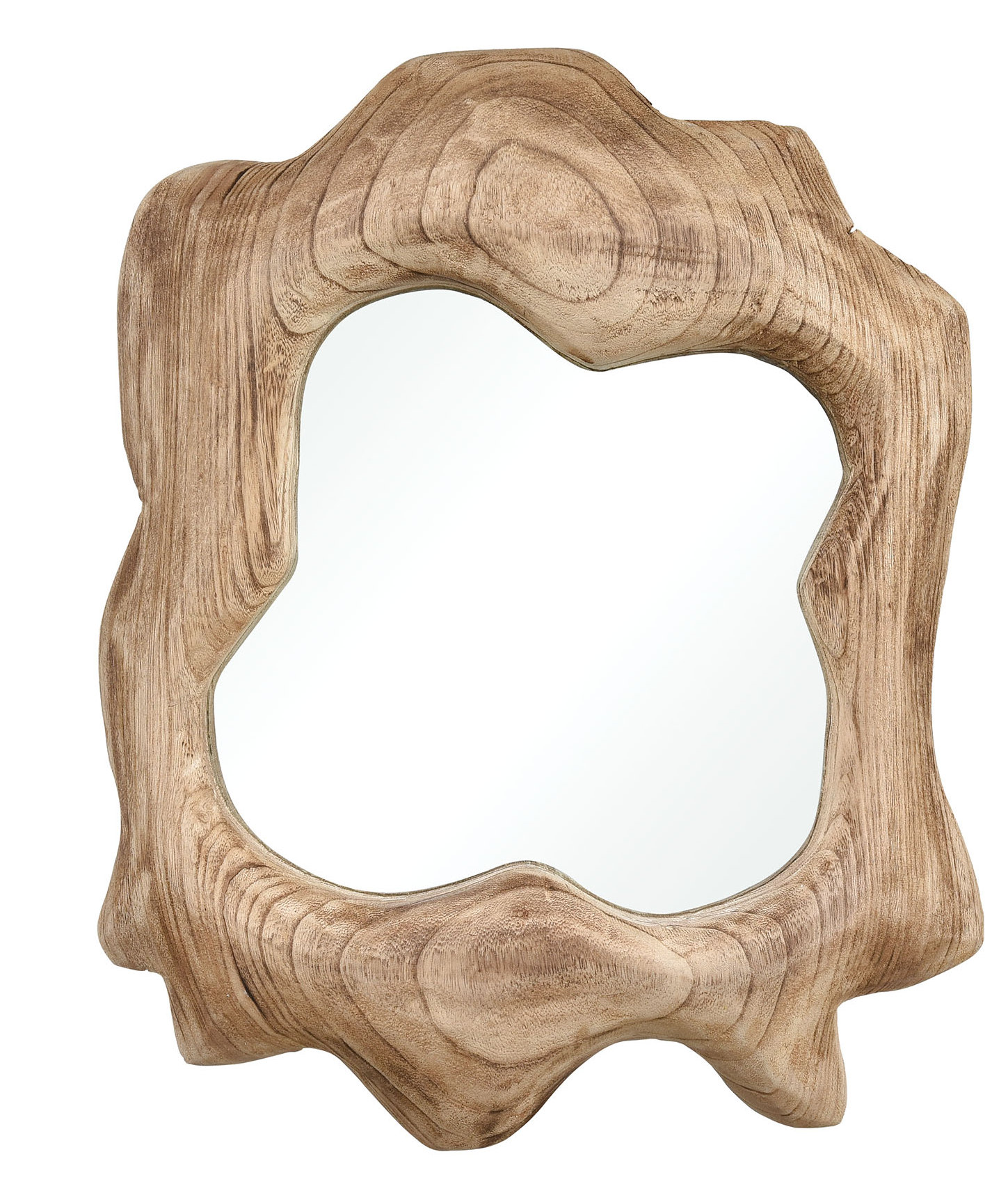 Union Rustic Ewald Asymmetrical Wood Wall Mirror & Reviews Wayfair