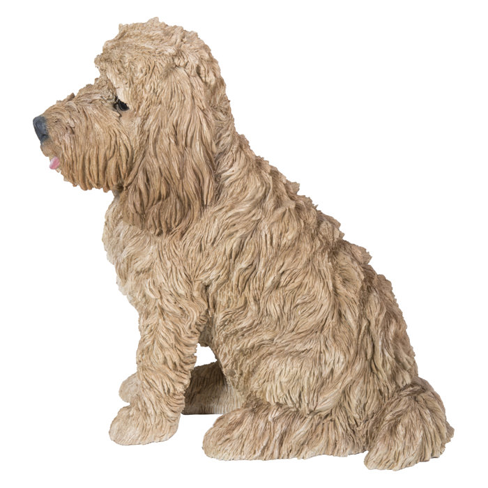 Hi-Line Gift Ltd. Sitting Cockapoo Statue & Reviews | Wayfair