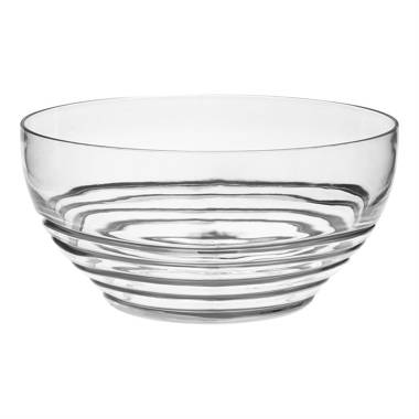 9-inch Libbey Selene Footed Glass Trifle Bowl 
