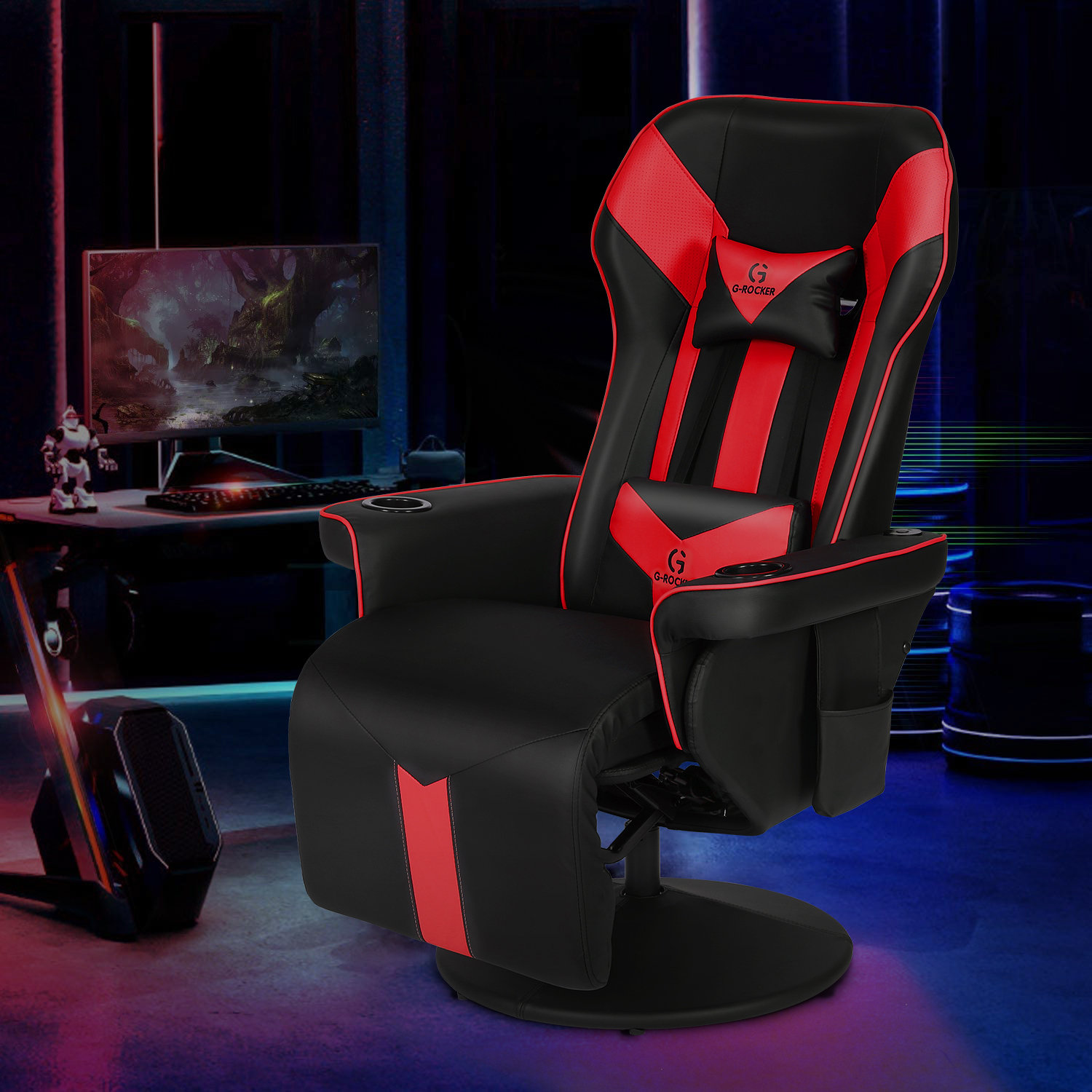 Modern Depo Massage PC & Racing Game Chair & Reviews Wayfair
