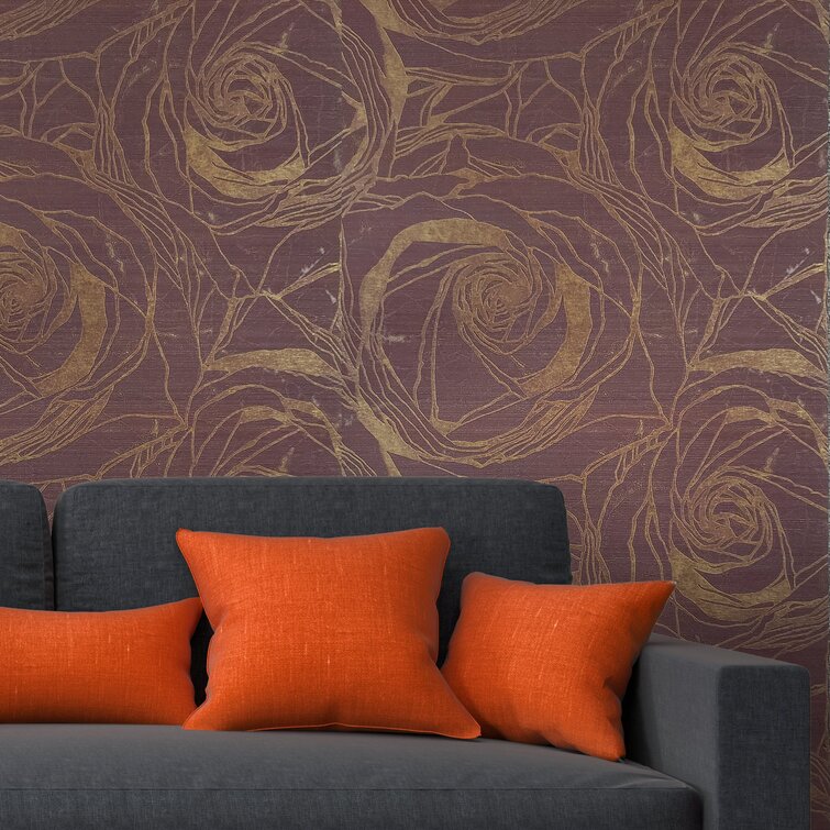 House of Hampton® Arnette Floral Wallpaper & Reviews | Wayfair