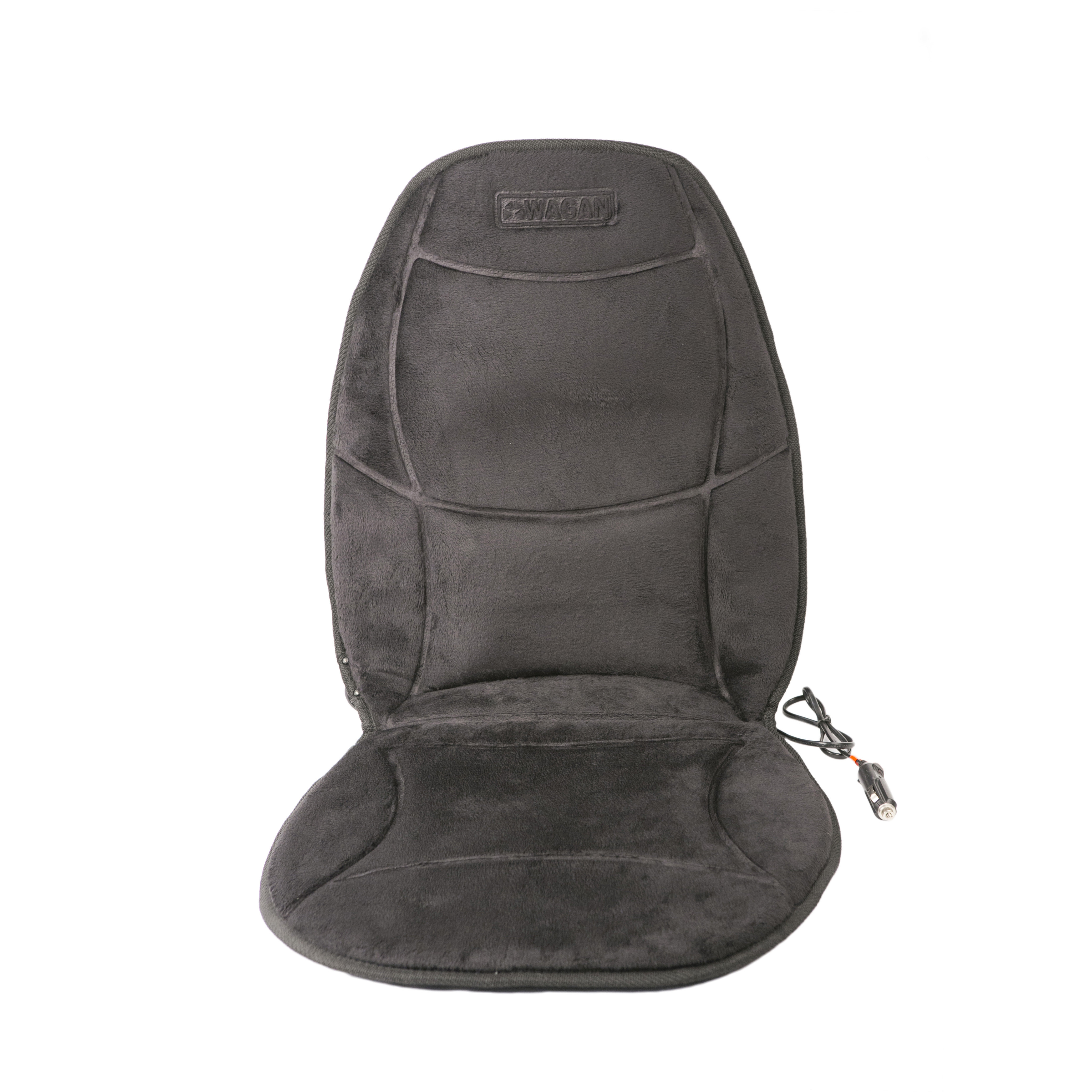 Wagan Velour Heated Seat Cushion with Lumbar Support & Reviews Wayfair