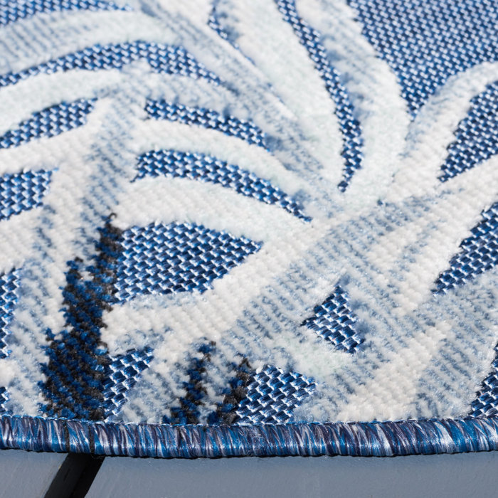 Trent Austin Design® Mazzola Light Blue/Dark Blue Indoor/Outdoor Rug ...