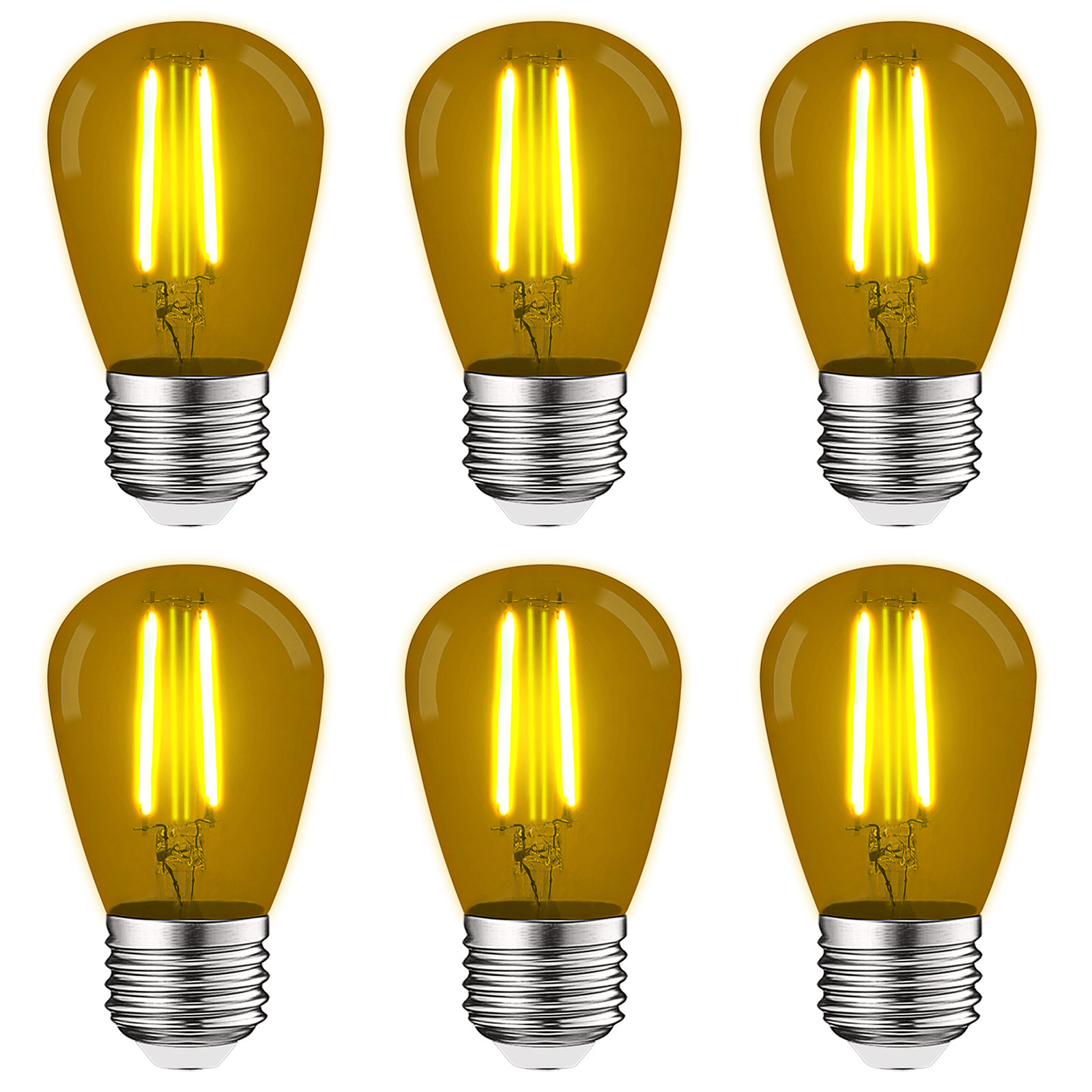 Luxrite 0.5 Watt S14 LED Colored String Light Bulb, E26/Medium