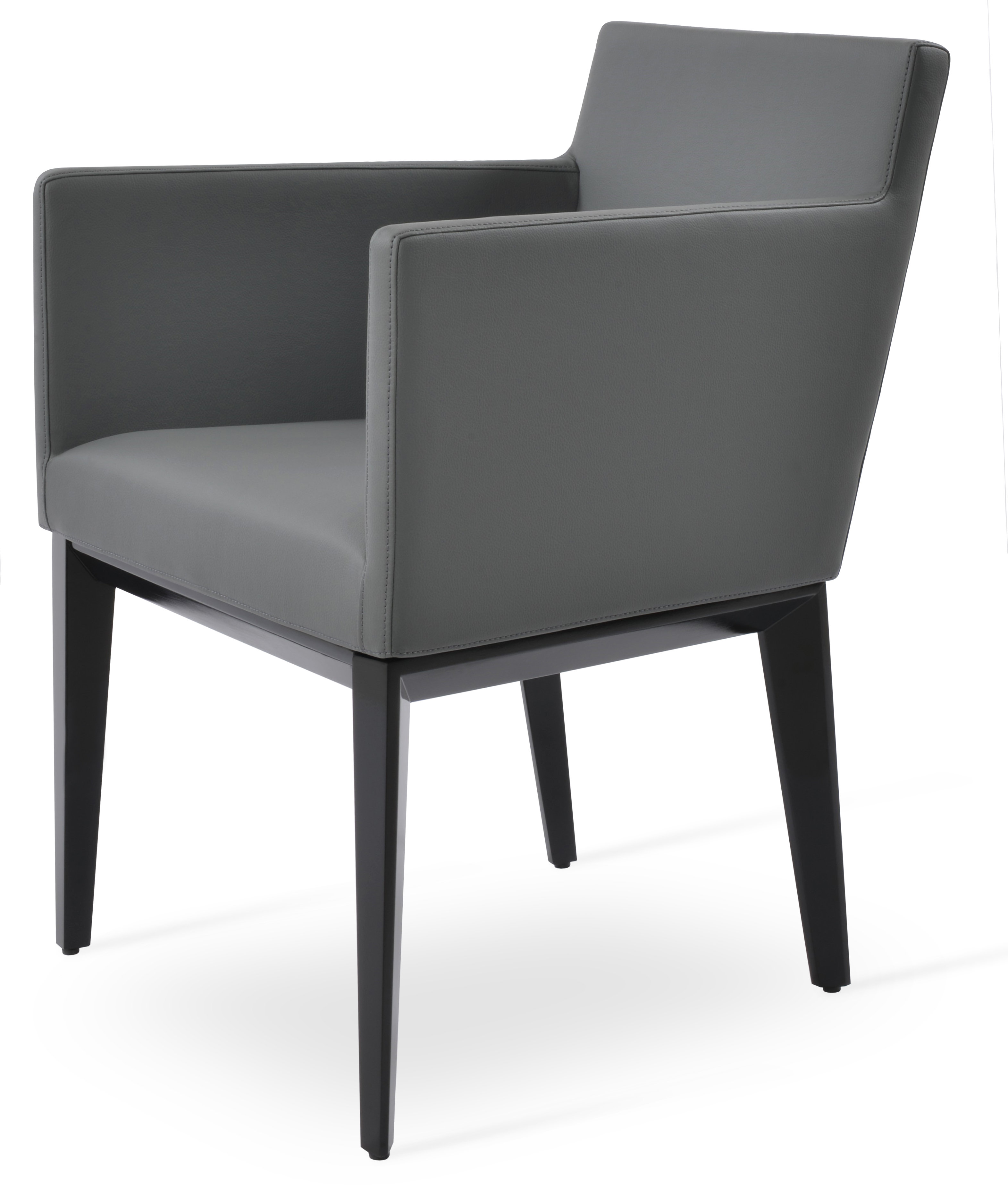 sohoConcept Harput Black Lacquer Wood Arm Chair Wayfair