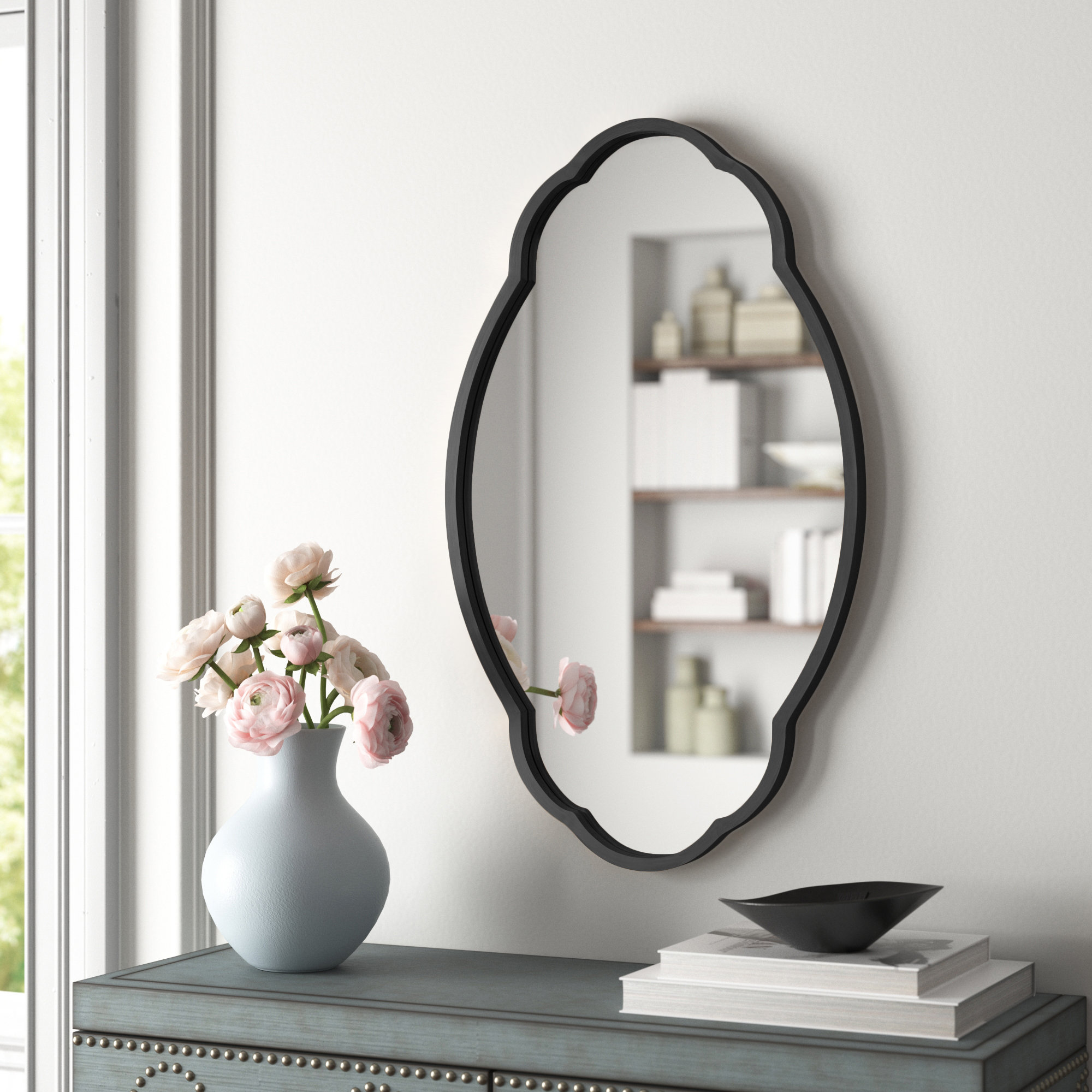 Kelly Clarkson Home Elora Oval Metal Wall Mirror & Reviews Wayfair