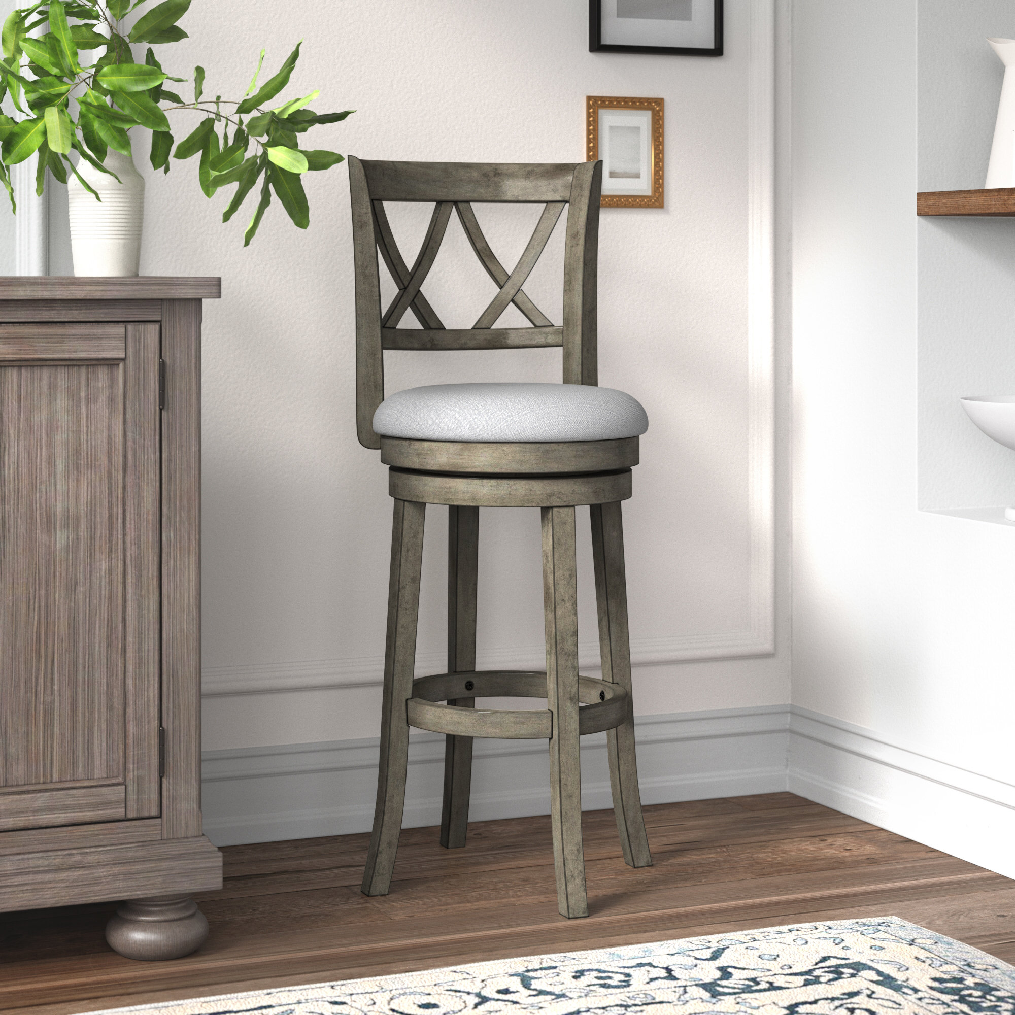 Kelly Clarkson Home Chaney Swivel Bar & Counter Stool & Reviews Wayfair