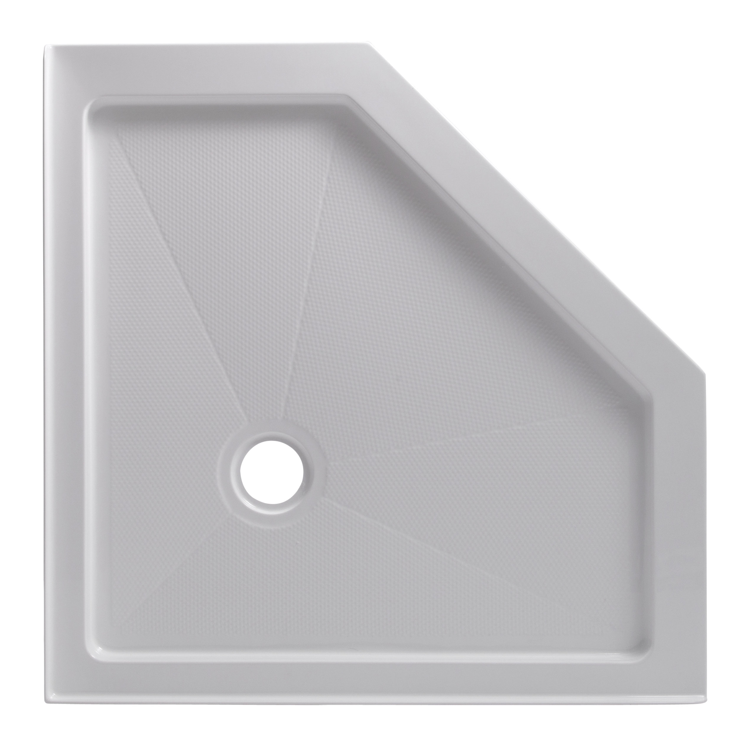 Hazelwood Home 36" W x 36" D NeoAngle Single Shower Base & Reviews