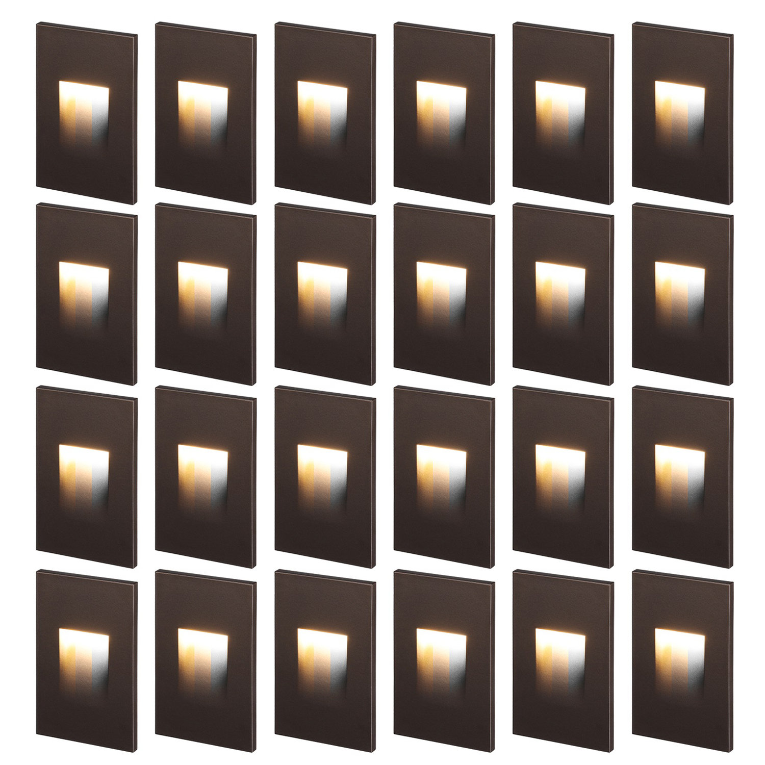 LEONLITE 3Cct Led Step Lights, 120V Dimmable Stair Lights Indoor