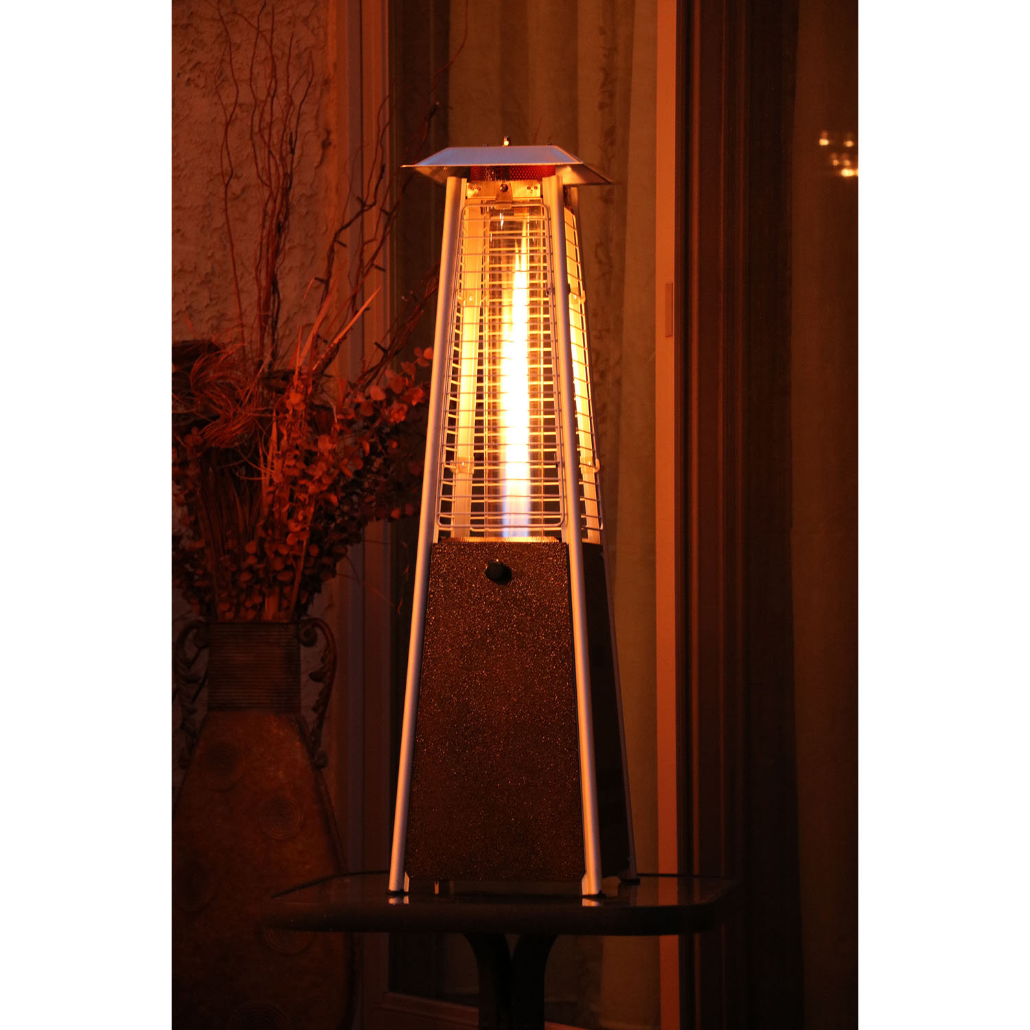 Hanover Mini Pyramid 9500 BTU Propane Tabletop Patio Heater & Reviews