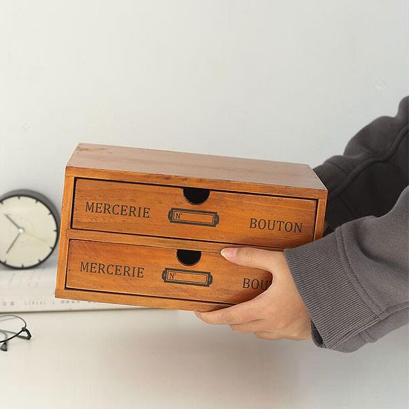 Loon Peak® Inver Wooden Box 2 Drawer Storage Chest & Reviews | Wayfair