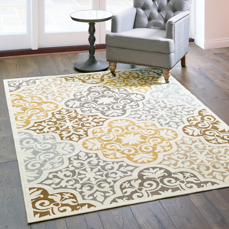 The Conestoga Trading Co. Colton Ivory/ Gray Indoor/Outdoor Rug ...
