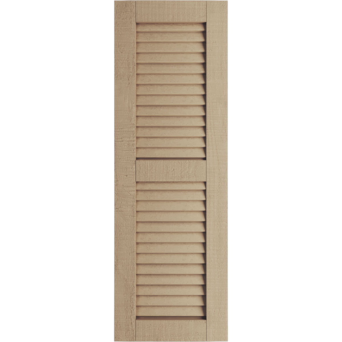 PCI Enterprises Rustic Louver Rough Cedar Faux Wood Board and Batten